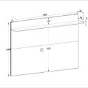 Ver imagem 3 de Rack com Painel para TV até 55" 180cm Benevello 2 Portas Branco/Siena