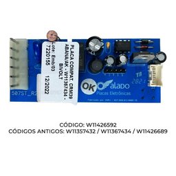 Placa Geladeira Consul Crm39a Crm39ab Ak W11357432 W11367434 Único - 5