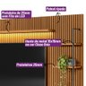 Estante Home para Tv Ripado 1 Modulo Lateral Esquerdo Ouro Preto Nature/off White - Linea - 6
