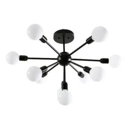 Pendente Sputnik em Aço Preto 10xE27 – Taschibra - 1