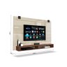 Painel Tv 65 Polegadas 2 Nichos e Prateleira Holanda:off White/naturale - 3