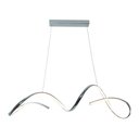 Ver imagem 3 de Lustre Pendente Taschibra Londres Led Bivolt Cromado 3000k Luz Amarela 15051072