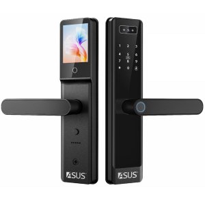 Fechadura Digital Eletronica Biometria Reconhecimento Facial Wifi App Senha Cartao Chave Bateria Rec