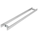 Ver imagem 5 de Puxador Barra Chata Inox Escovado Para Porta Madeira 30 cm