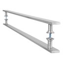 Ver imagem 1 de Puxador Barra Chata Inox Escovado Para Porta Madeira 30 cm