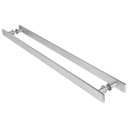 Ver imagem 4 de Puxador Barra Chata Inox Escovado Para Porta Madeira 30 cm