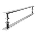 Ver imagem 2 de Puxador Barra Chata Inox Para Porta De Madeira Vidro 30 cm