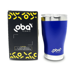 Copo Térmico Aço Inox com Tampa 473 Ml Oba Térmic - 5
