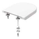 Ver imagem 1 de ASSENTO CARRARA DUNA LEVEL NEXO SMART VESUVIO NEO BRANCO SOFT CLOSE EASY CLEAN TIGRE RESINA TERMOFIX