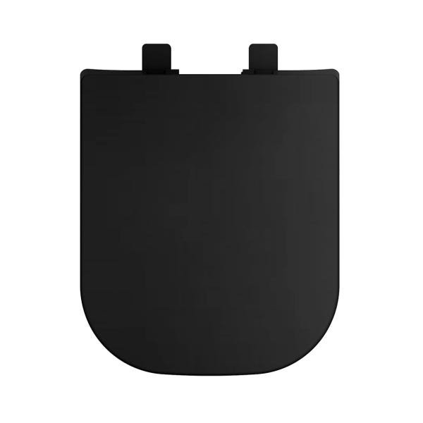 ASSENTO POLO UNIC QUADRA ROCA DEBBA GAP PRETO FOSCO SLOW CLOSE RESINA TERMOFIXO - 2