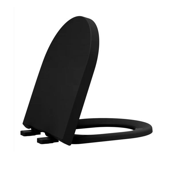 ASSENTO CARRARA LINK LK DUNA NUOVA VESUVIO PRETO FOSCO SLOW CLOSE RESINA TERMOFIXO - 1