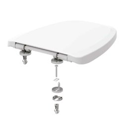 Assento Deca Monte Carlo Branco Soft Close Easy Clean Tigre Resina Termofixo - 1 Assento Deca Monte Carlo Branco Soft Close Easy Clean Tigre Resina Termofixo - 1