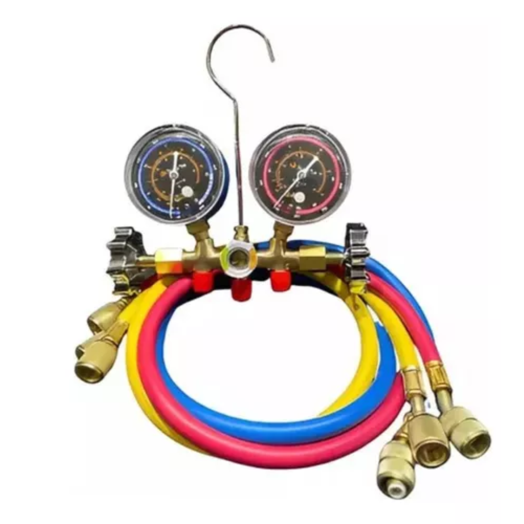 Manifold com Mangueiras 90cm - R22/r134/r404 - 2