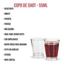 Ver imagem 3 de Kit com 50 Copo Shot Aperitivo Licor Drink Acrílico Cristal