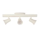 Ver imagem 1 de Luminária Trilho 3 Spots Direcionáveis Dicroica com Canopla Cor:branco
