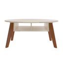 Ver imagem 1 de Mesa de Centro Diva Off White/cedro Artely