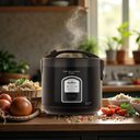 Ver imagem 7 de Panela de Arroz Elétrica Britânia BPA06A 2L 400W Revestimento Antiaderente Preto 220V