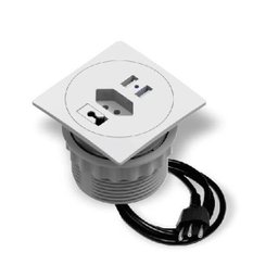 Emoji Tec 1Tom+2Usb Com Anel Branco-Preto - 1