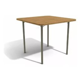 Conjunto 4 Pés Sena M057 Kappesberg Base P/ Mesa Cor Níquel - 2