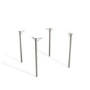 Ver imagem 1 de Conjunto 4 Pés Sena M057 Kappesberg Base P/ Mesa Cor Níquel