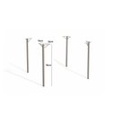 Ver imagem 6 de Conjunto 4 Pés Sena M057 Kappesberg Base P/ Mesa Cor Níquel