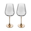 Ver imagem 1 de Kit 2 Taças de Vinho de Vidro com Haste Âmbar Classic 560ml