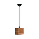 Ver imagem 2 de Kit com 3 Luminárias Minimalista Cannes de Teto 14cmx14cm em Madeira Nobre