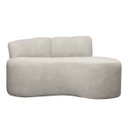 Ver imagem 3 de Sofá Orgânico 2 Lugares Living Plaza 1,45m Linho Bouclê Bege Sofa Store