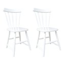 Ver imagem 1 de Cadeira Espanha de Madeira Laqueada Branca - 2 Unidades