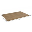 Ver imagem 4 de Mesa de Sala Jantar Duina C/ Tampo 136cm Niquel/freijo - Kappesberg