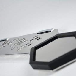 Prateleira Com Saboneteira Elemento Polida E Preta Zen - 4