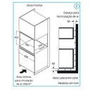 Ver imagem 5 de Forno Elétrico Midea De Embutir Com Micro-ondas 45L MYAC72 Inox 220V