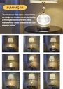 Ver imagem 7 de Abajur Luminária Quarto Sala Rosé Gold Globo Moderno 54x30