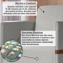 Ver imagem 6 de Poltrona Decorativa Estofada com Pés em Madeira Maciça Estelí Espresso Móveis