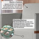 Ver imagem 6 de Poltrona Decorativa Estofada com Pés em Madeira Maciça Estelí Yescasa