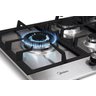 Cooktop Midea 5 Bocas com Tripla Chama Cya5B Bivolt em Inox - 4