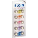 Ver imagem 1 de Bateria Alcalina Elgin Energy 1.5 V Lr44 Blister C/10