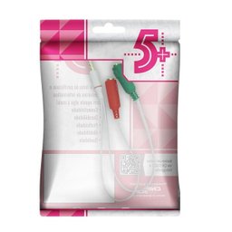 Cabo Adaptador P3 Macho x 2 P2 Fêmea para Fone Microfone Headset Branco - 2