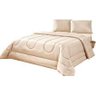 Edredom Casal Queen Cobertor Frio Quente Inverno Bege Cotex - 3