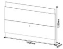 Ver imagem 5 de Rack com Painel Classic com 2 Gavetas 180cm Nature com Off White - Imcal Móveis
