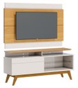 Ver imagem 1 de Rack com Painel Classic com 1 Gaveta 1.4 Nature com Off White - Imcal Móveis
