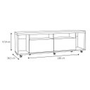 Ver imagem 1 de Rack para TV Arizona 180cm Branco Brilho - Móveisaqui