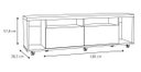 Ver imagem 1 de Rack para TV Arizona 180cm Branco Brilho - Móveisaqui