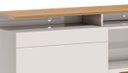 Ver imagem 3 de Rack Classic +1G 1.4 Off White com Nature - Imcal Móveis