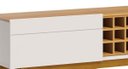 Ver imagem 3 de Rack Classic Ad 1.4 Off White com Nature - Imcal Móveis