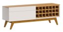 Ver imagem 4 de Rack com Painel Classic Ad 1.4 Nature com Off White - Imcal Móveis
