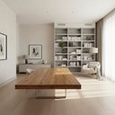 Ver imagem 2 de Tampo de Mesa Madeira Setup Escritório 150x90cm:tampo de Teca