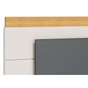Ver imagem 3 de Painel para TV Classic 180cm Off White com Nature - Imcal Móveis