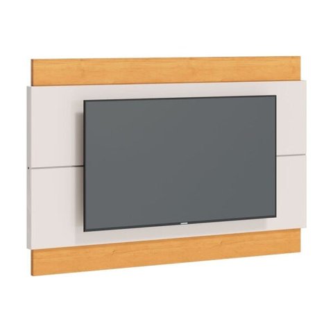 Painel para TV Classic 1.4 Off White com Nature - Imcal Móveis