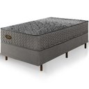 Ver imagem 1 de Cama Box + Colchão Solteiro King Pergamino Molas Ensacadas 96x203x67cm